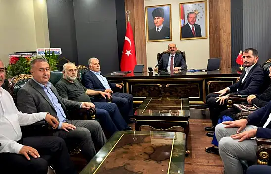 AK Parti Heyetinden Doğanşehir Kaymakamı Sungur'a Hayırlı Olsun Ziyareti