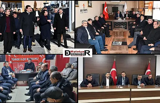 AK Parti Heyetine Pütürgelilerden Hizmet Teşekkürü