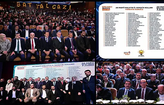 AK Parti Malatya Gençlik Kolları 7. Olağan Kongresinde Coşkuyla Gerçekleşti