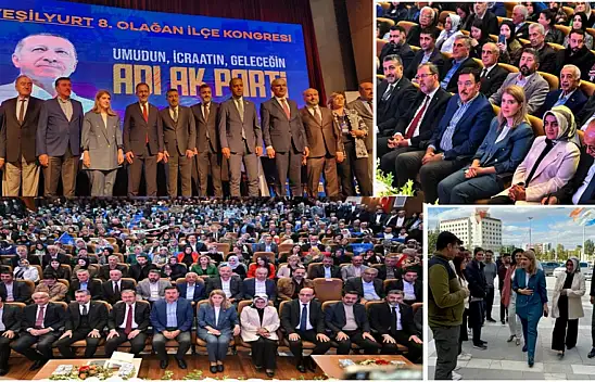 AK Parti Yeşilyurt İlçe Kongresinde Ramazan Yaylacı Güven Tazeledi