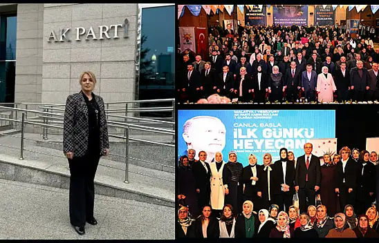 AK Parti Yeşilyurt Kadın Kolları İlçe Kongresinde Yurdanur Mut İle Yola Devam Kararı