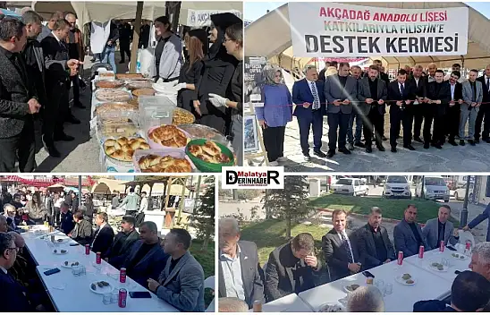 Akçadağ Anadolu Lisesi'nden Filistin'e Destek Kermesi