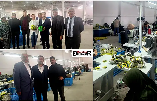 Akçadağ'da Futbol Topu Üretim Tesisi Hizmete Girdi