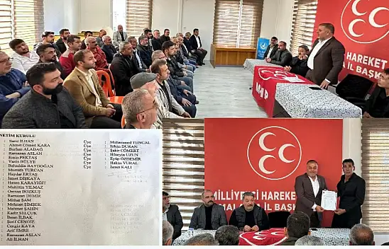 Akçadağ MHP İlçe Başkanlığında Sami İlhan Dönemi