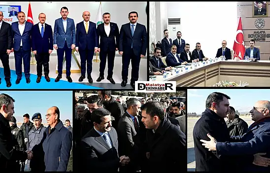 Bakan Kurum'a Malatya'da Sıcak Karşılama