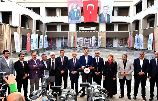 Bakan Kurum Müjdeyi Verdi: Temmuz İtibarıyla Bakırcılar Çarşısı Tamamlanacak