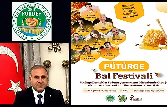 Bal Gibi Festival: PÜRDEF'ten Pütürge Balına Görkemli Tanıtım
