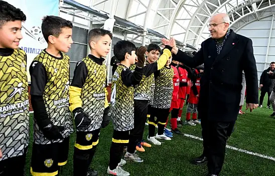 Başkan Er Çocukların Coşkusuna Ortak Oldu