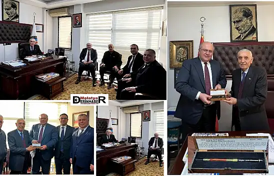 Başkan Evren'den Halkbank Bölge Koordinatörü Baytaşoğlu'na Ahilik Kalemi