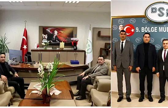 Başkan Hakan Bay'dan Sucu ve Yuşan'a Hayırlı Olsun Ziyareti