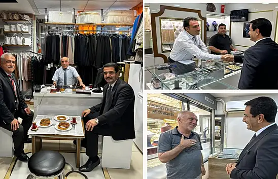 Başkan Taşkın'dan Kapalıçarşı Esnafına Gönül Ziyareti