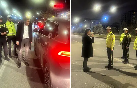 İl Emniyet Müdürü Kayhan Ay'dan Yeşilyurt'taki Uygulama Noktalarına Ziyaret