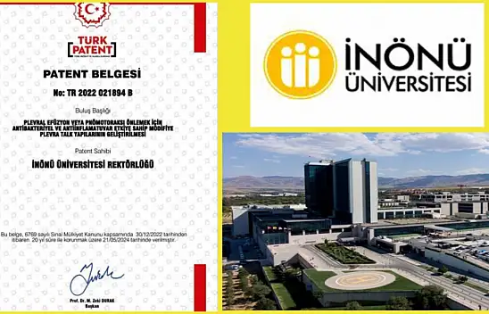 İnönü Üniversitesinden Patent Başarısı