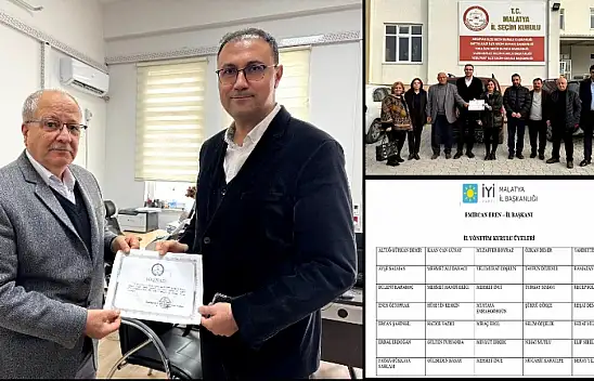 İYİ Parti İl Bşk. Av. Emircan Eren Mazbatasını Aldı