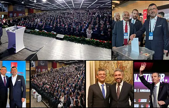 Kurultayda Özgür Özel'e  CHP Genel Başkanlığı'na Devam Kararı