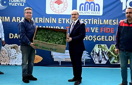 Malatya'da Tohum Fide ve Ekipman Dağıtımı Yapıldı