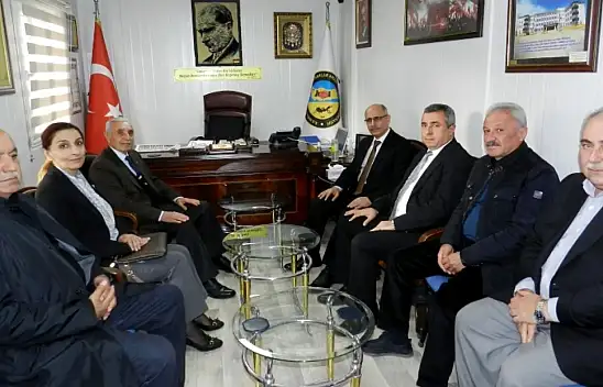 Malatya Defterdarı Nazmi Erol'dan ESKKK Başkanı Evren'e Ziyaret
