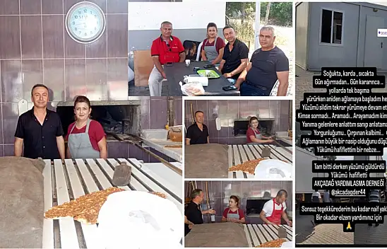 Malatya'nın Tek Kadın Fırıncısına Akçadağ Dayanışma Derneği'nden Destek