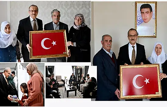 Malatya Valisi Seddar Yavuz'dan Şehit Ailelerine Anlamlı Ziyaret