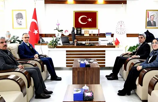 MEB Daire Bşk. Halim Altun'dan İl Milli Eğitim Müd. Behçet Bakır'a Ziyaret