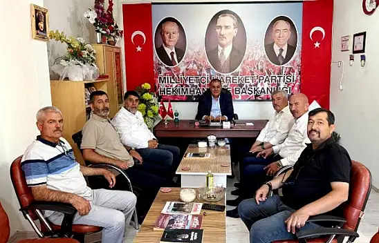 MHP İl Başkanı Gökhan Gök'ten Hekimhan İlçe Başkanlığına Ziyaret