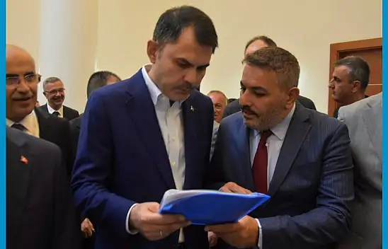 MTSO Başkanı Sadıkoğlu Bakan Kurum'a Talepler Dosyasını İletti