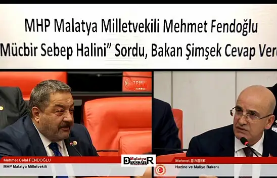 Mv. Fendoğlu' Mücbir Sebep Halini' Sordu Bakan Şimşek Cevap verdi