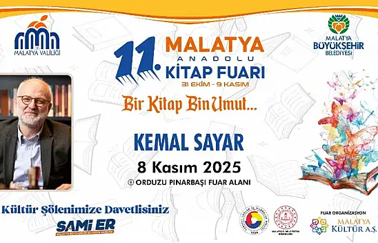 Prof. Dr. Kemal Sayar Malatya Kitap Fuarı'nda
