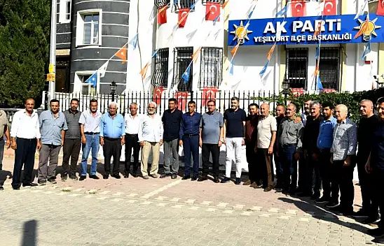 Samanköy Mahalle Sakinlerinden AK Parti Yeşilyurt İlçe 'ye Ziyaret