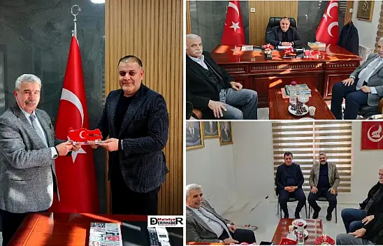 Türk Ocakları Bşk. Günata'dan MHP İl Bşk. Gök'e Ziyaret