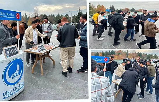 Ülkü Ocağı Ülkücü Şehit Ertuğrul Dursun Önkuzu Anısına Lokma Dağıttı