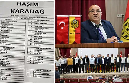 Yeni Malatyaspor'da Efsane Başkan Haşim Karadağ Dönemi Başladı