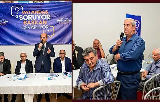 Yeşilyurt İlçesinde Vatandaş Soruyor Başkan Cevaplıyor