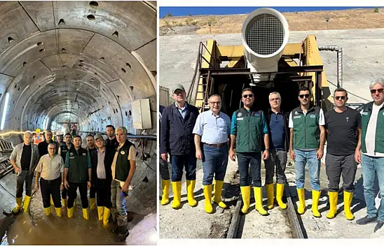 Yoncalı İsale Tünelinde Çalışmalar Tam Gaz