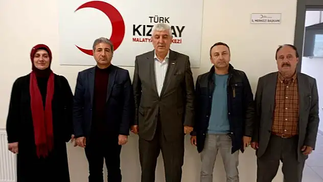 AKÇADAĞDER Ailesinden Kızılay Şube Bşk. Ergül'e Ziyaret