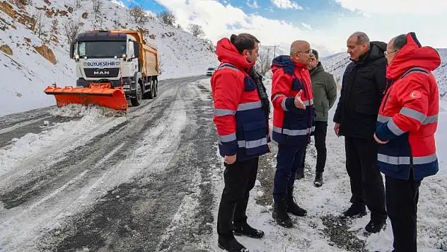 Başkan Er Porga Bağlantı Yolundaki Çalışmaları Denetledi