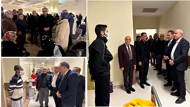 Başkan Sami Er'den Turgut Özal Tıp Merkezi'nde Gönüllere Dokunan Ziyaret