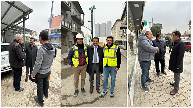 Başkan Taşkın Kışla Caddesi'nde Esnaf ve Vatandaşlarla Buluştu