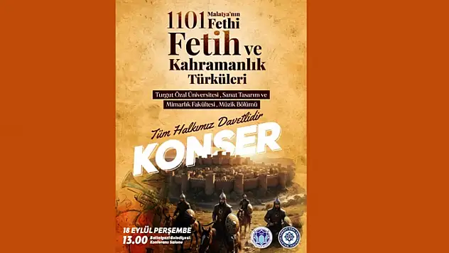Battalgazi Belediyesinden Malatya'nın Fethi Anısına Konser Etkinliği