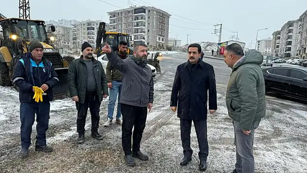 Battalgazi'de Kar Mesaisi