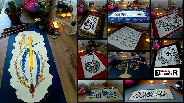 Hüsni Hat Sanatı Sanat Eğitmeni Cansel Demir İle Yeniden Hayat Buluyor