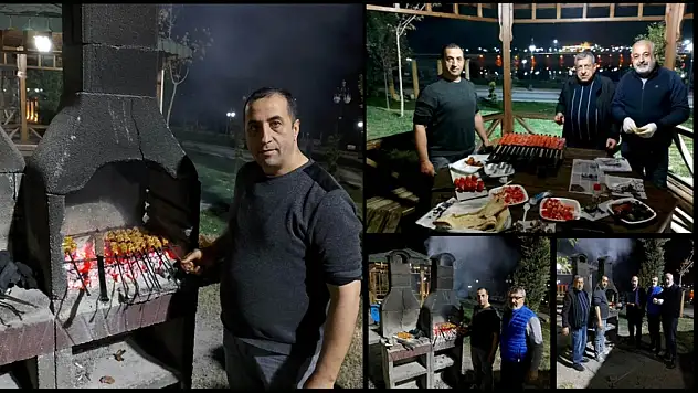 Kırkgöz Sahil Park'ta Soğuk Havaya Rağmen Mangal Keyfine Devam