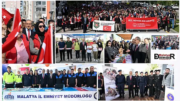 Malatya'da 15 Mayıs Aile Günü Kortej Yürüyüşü ve Festival Coşkusu