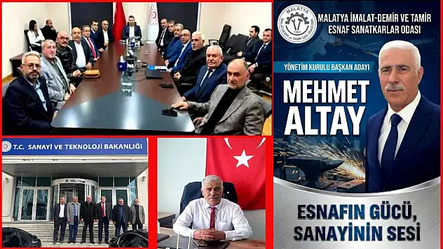 Malatya'nın Üreten Gücüne Ankara'da Güçlü Temsil: Mehmet Altay'dan Örnek Liderlik