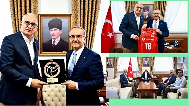 TVF Başkanı Üstündağ'dan Vali Yavuz'a Ziyaret