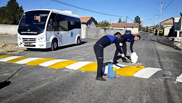 Yazıhan'da Trafik Güvenliği İçin Çalışmalar Sürüyor