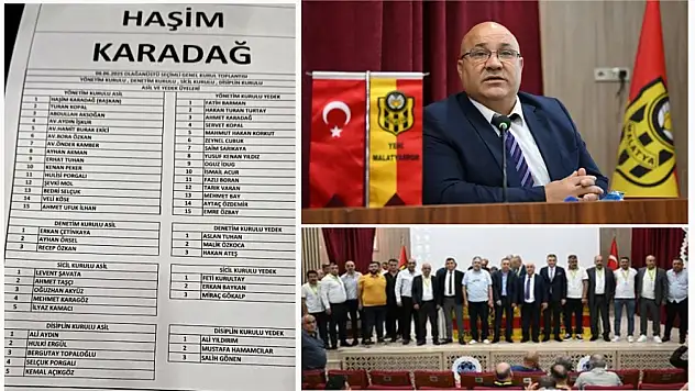 Yeni Malatyaspor'da Efsane Başkan Haşim Karadağ Dönemi Başladı