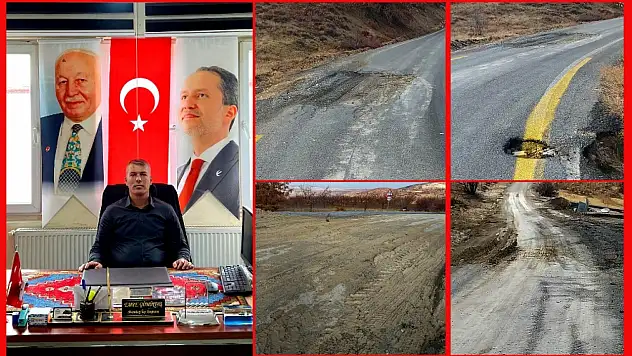 Yeniden Refah Akçadağ İlçe Başkanı Gönültaş'tan Yol Tepkisi