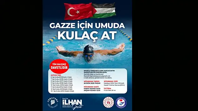 Yeşilyurt Belediyesi'nden Gazze İçin Anlamlı Organizasyon