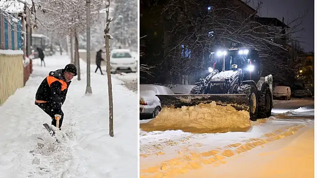 Yeşilyurt Belediyesinden Karla Etkin Mücadele
